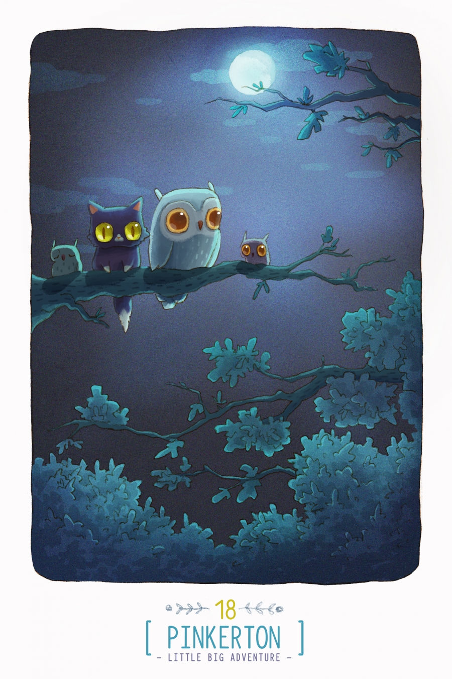 pinkerton collection cat illustration